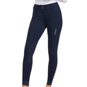 ARIAT PRO TRI FACTOR GRIP KNEE PATCH BREECH LADIES BLUE KNIGHT SIZE 24L